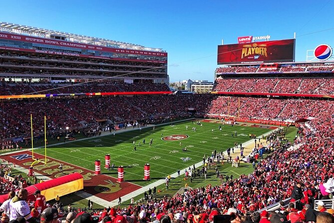 49er Express Shuttle To Levis Stadium: From Fisherman's Wharf - Fisherman’s Wharf pickup at 1300 Columbus Ave