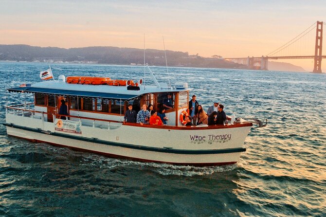 90 Minute Daytime Tour Aboard Wine Therapy - Wine Therapy on San Francisco Bay: small boat feel, big-bay views