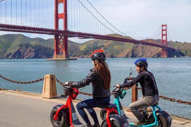 Early Bird: Electric Scooter Rental to Golden Gate Bridge - Choose Your Scooter: Fat Tire (Solo) vs E-Trike (Two Seats)