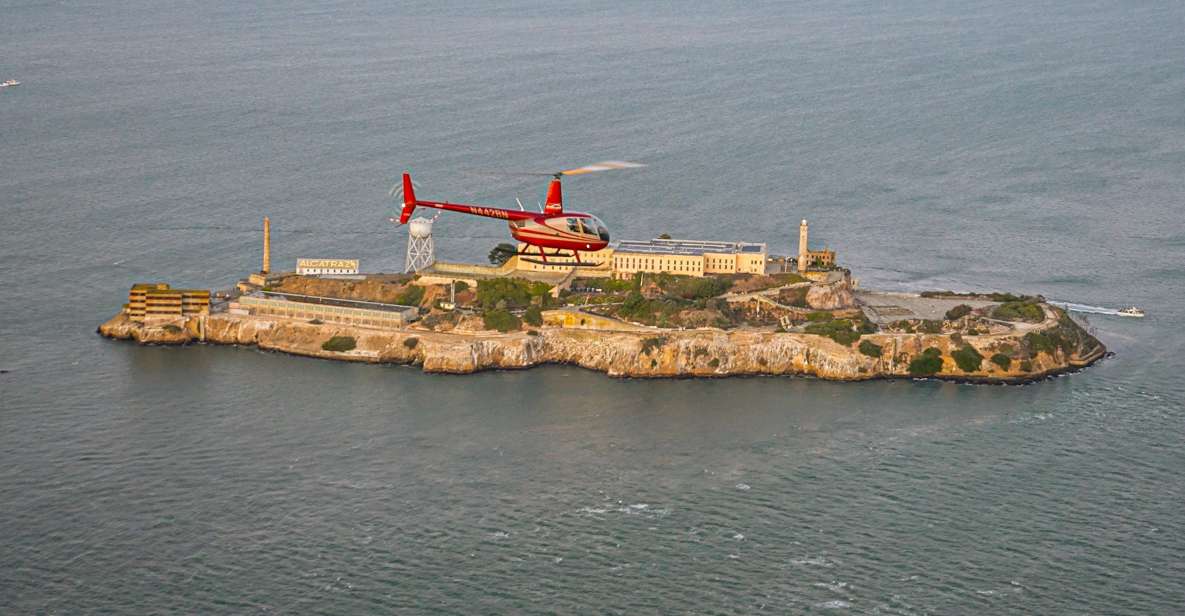 From Sausalito: San Francisco and Alcatraz Helicopter Tour - From Seaplane Adventures to the First Minutes Over Richardson Bay