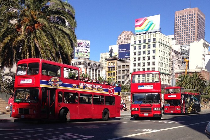 Hop-On Hop-Off Deluxe Bus Tour of San Francisco: 2 Days, 20 Stops - Golden Gate Bridge Vista Point and Golden Gate Park: Choose Your Energy