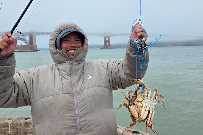 Learn to Catch and Cook Crab under Golden Gate Bridge SF - How You Catch Crabs: Rods, Durasnare Snares, and Technique