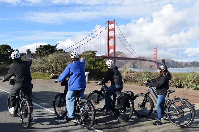 North Beach To Golden Gate Bridge E-Bike Tour - North Beach start: Saints Peter and Paul and the warm-up ride