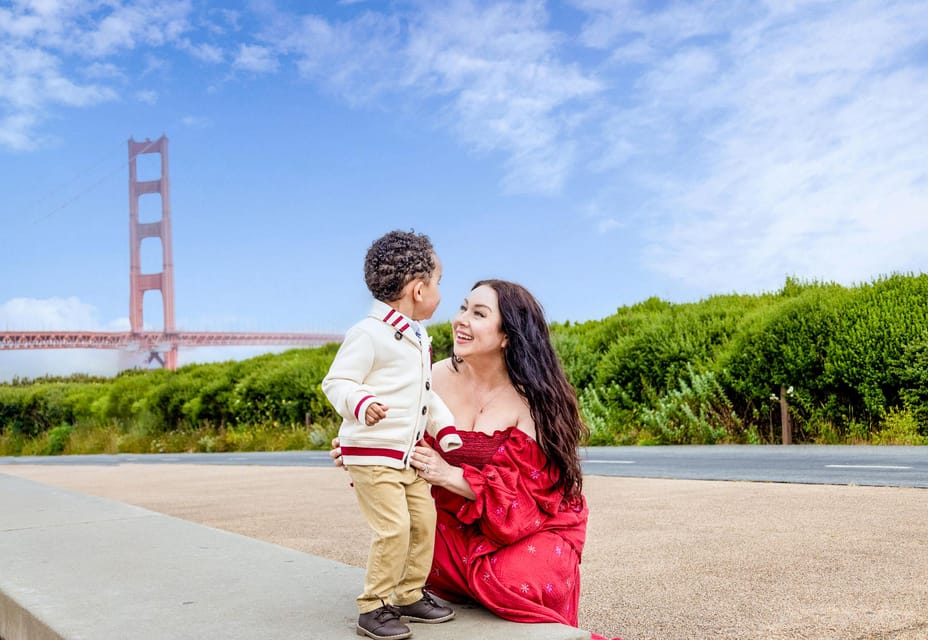 Portrait Session at Golden Gate Bridge SF - Pricing and value: $244 per group up to 4
