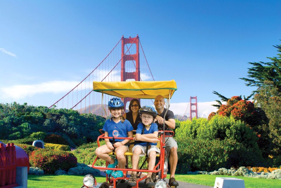 San Fancisco: Golden Gate Park Surrey Rental - Picking a 2-Seater or 4-Seater (and How the Child Seats Work)