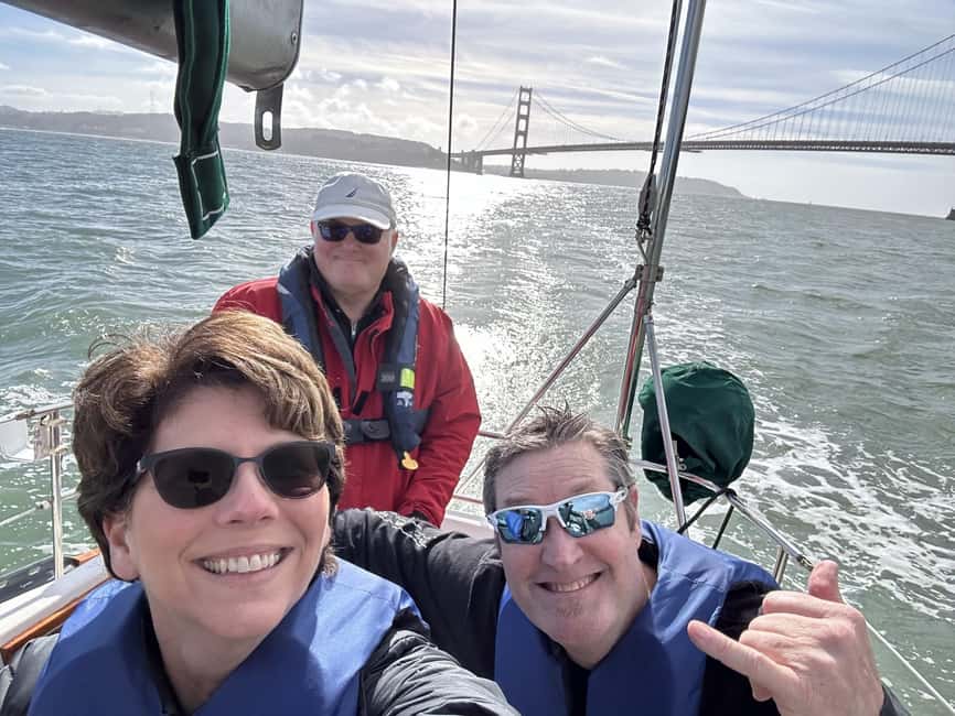 SAN FRANCISCO: (2hr) Interactive Sailing Experience - Small-Group Sailing: 36-Ft Yacht, Max 6, Real Instruction
