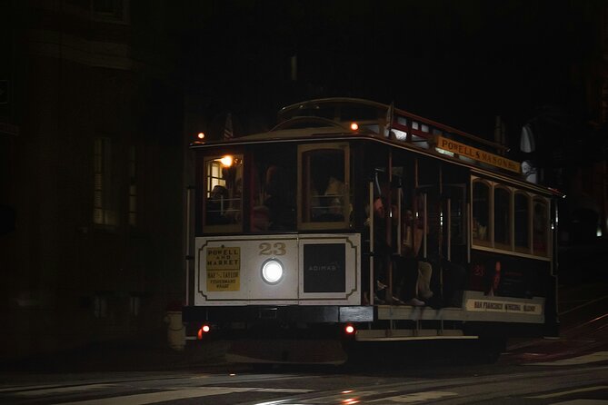 San Francisco: Cable Car Unlimited NIGHT Rides with Audio Tour - Union Square at night: Shopping streets with a sightseeing purpose