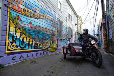 San Francisco: City Sunset Tour by Vintage Sidecar - Following the route: Lombard Street, the Marina, then the Golden Gate at night