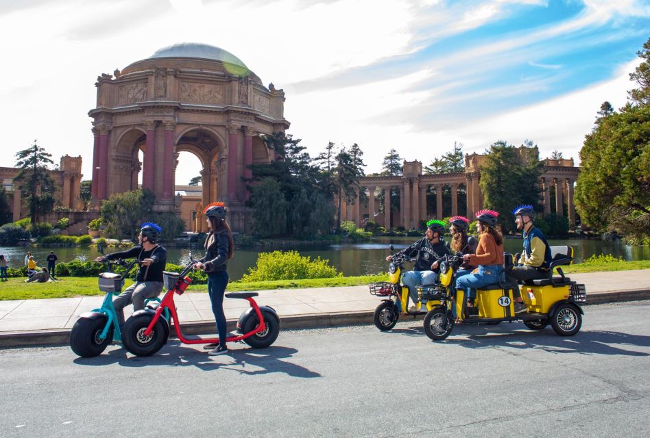 San Francisco: Electric Scooter Rental with GPS Storytelling - Fort Point and the Golden Gate area: where the story lands