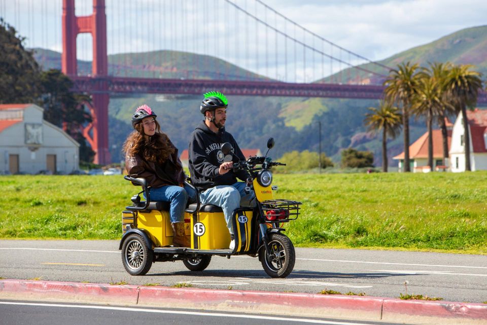 San Francisco: Electric Scooter Rental with GPS Storytelling - Returning through the Presidio and Marina District without losing momentum