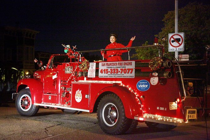 San Francisco Fire Engine Holiday Lights Tour - Open-Air Riding: The View Is Great, the Ride Feels Different