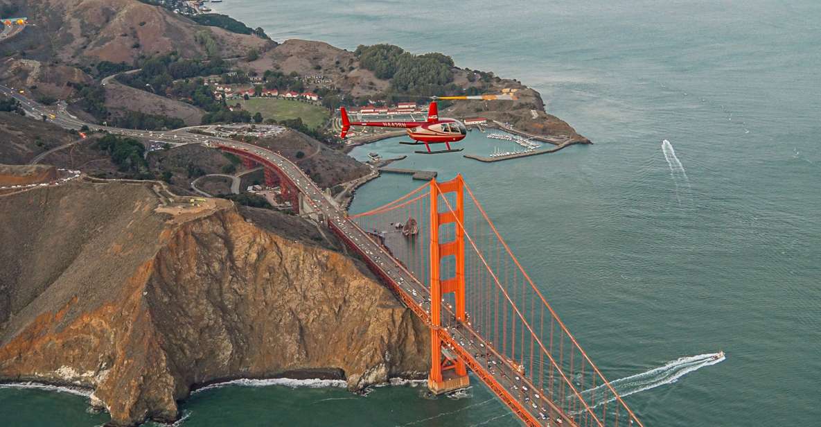 San Francisco: Golden Gate Helicopter Adventure - Meeting at Sausalito’s Seaplane Adventures Heliport (No Hotel Pickup)