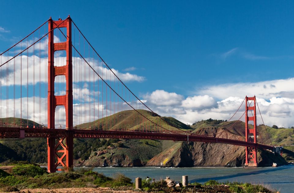 San Francisco Grand City Tour + Muir Woods and Sausalito - Land’s End Ocean Beach and Sutro Baths: sea air, cliff views, camera-friendly angles