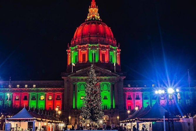 San Francisco Holiday Season Private Tour - Lucky Tuk Tuk - Maritime vibes at Hyde Street Pier and the Aquatic Park bathhouse area