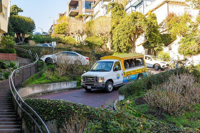 San Francisco: Lombard St Loop 50 Min Best City Highlights Tour - Lombard Street: The Hairpin Turns You Actually Get To Ride