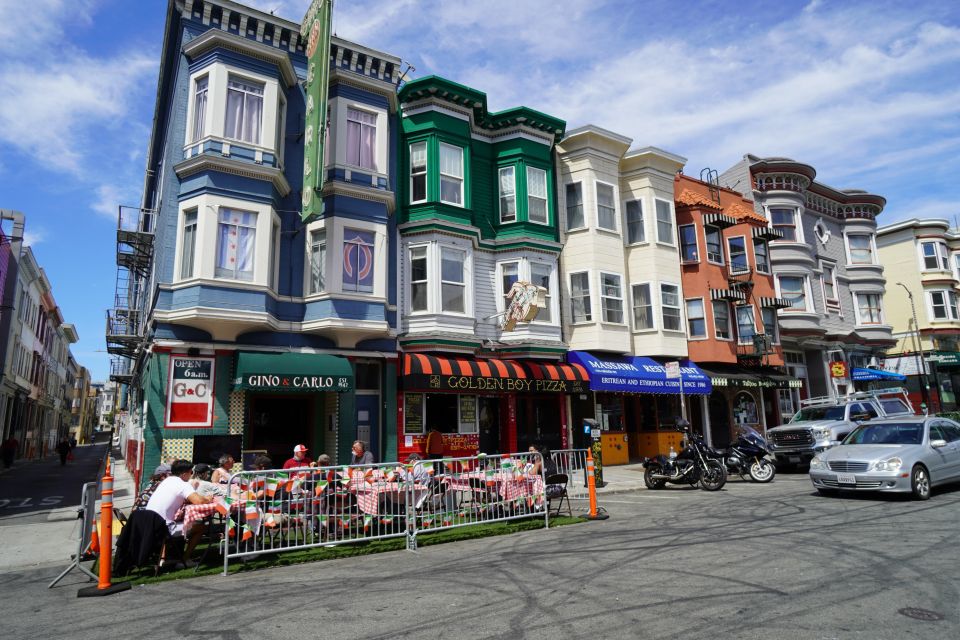 San Francisco: North Beach Food and History Walking Tour - Columbus Avenue stroll: restaurants pass by, and you learn how the district works
