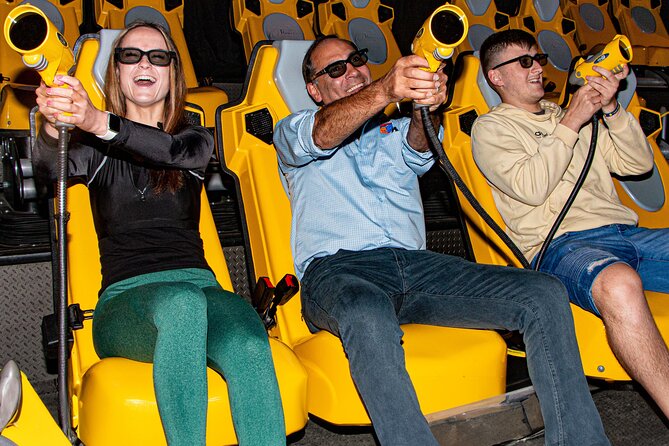 San Francisco: PIER 39 Flyer Theater & 7D Ride Combo - The basic idea: flying theater meets a 7D game ride