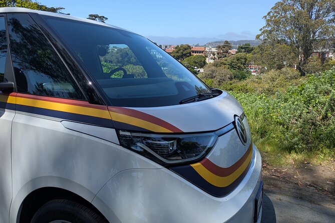 San Francisco Private City Tour in New EV Volkswagen Van - Rolling Out in the New EV VW ID Buzz (and what that means for your day)