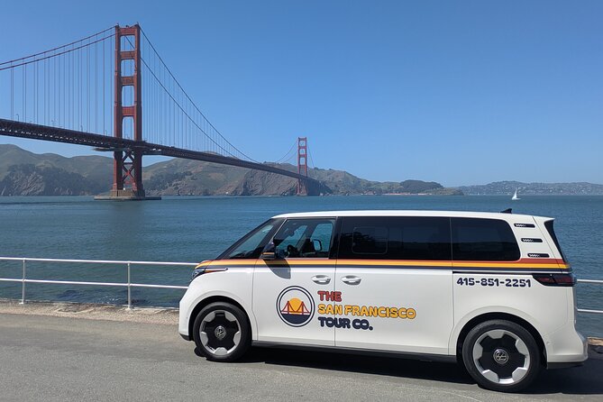 San Francisco Private City Tour in New EV Volkswagen Van - Time, customization, and when this $500 group price makes sense
