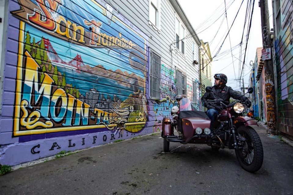 San Francisco: Rides by me Classic Sidecar tours - North Beach, Little Italy feel, and Italian culture on the move