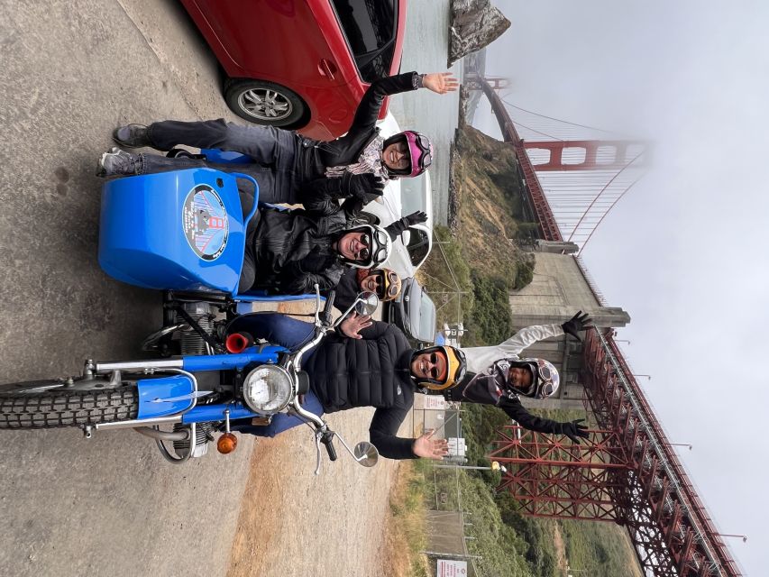 San Francisco: Rides by me Classic Sidecar tours - Golden Gate Bridge and Cliff House: the high payoff segment