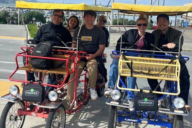 San Francisco: Surrey Ride Along the Scenic Marina Waterfront - The main event: pedaling the National Park Bike Path and Bay Trail views