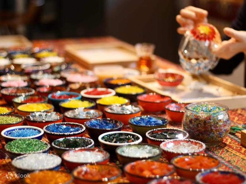 San Francisco: Turkish Mosaic Lamp Workshop - Beads, pattern finishing, and the LED bulb step