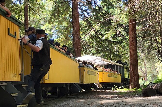 Train Ride Adventure through Mother Natures Giant Redwoods Park - Powell Street 7:30 a.m. pickup and the black van hunt