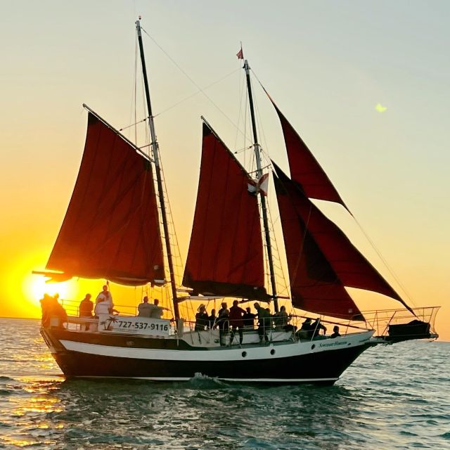 Treasure Island, FL: Suncoast Sailing Day & Sunset Cruise - The schooner route: Boca Ciega Bay, John’s Pass, and the Gulf